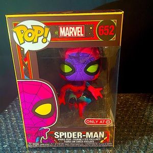 Limited Edition Spider-Man Black Light Funko Pop